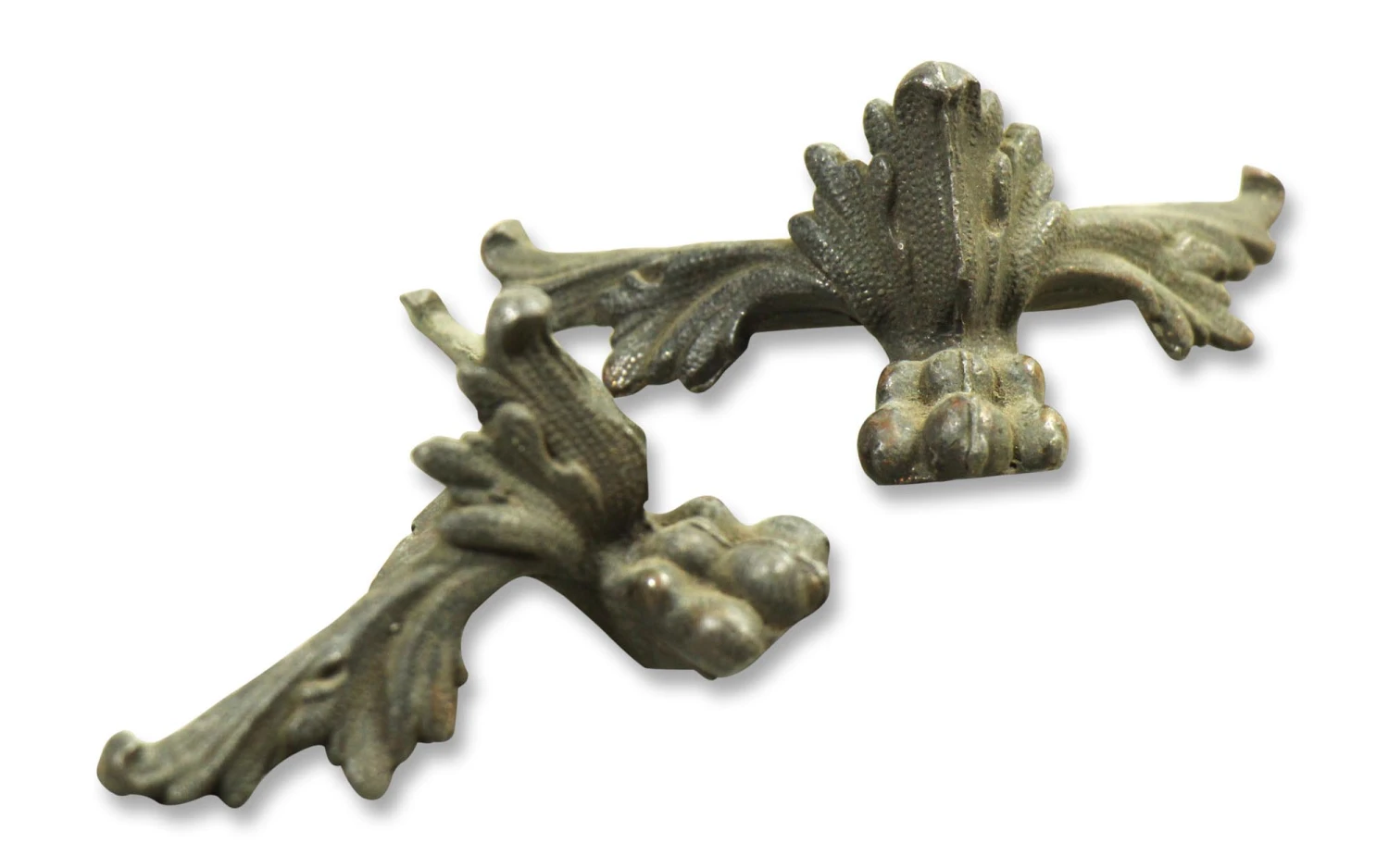 Pair Of Furniture Cast Iron Applique Feet With Wings 3 Pair Of Furniture Cast Iron Applique Feet With Wings