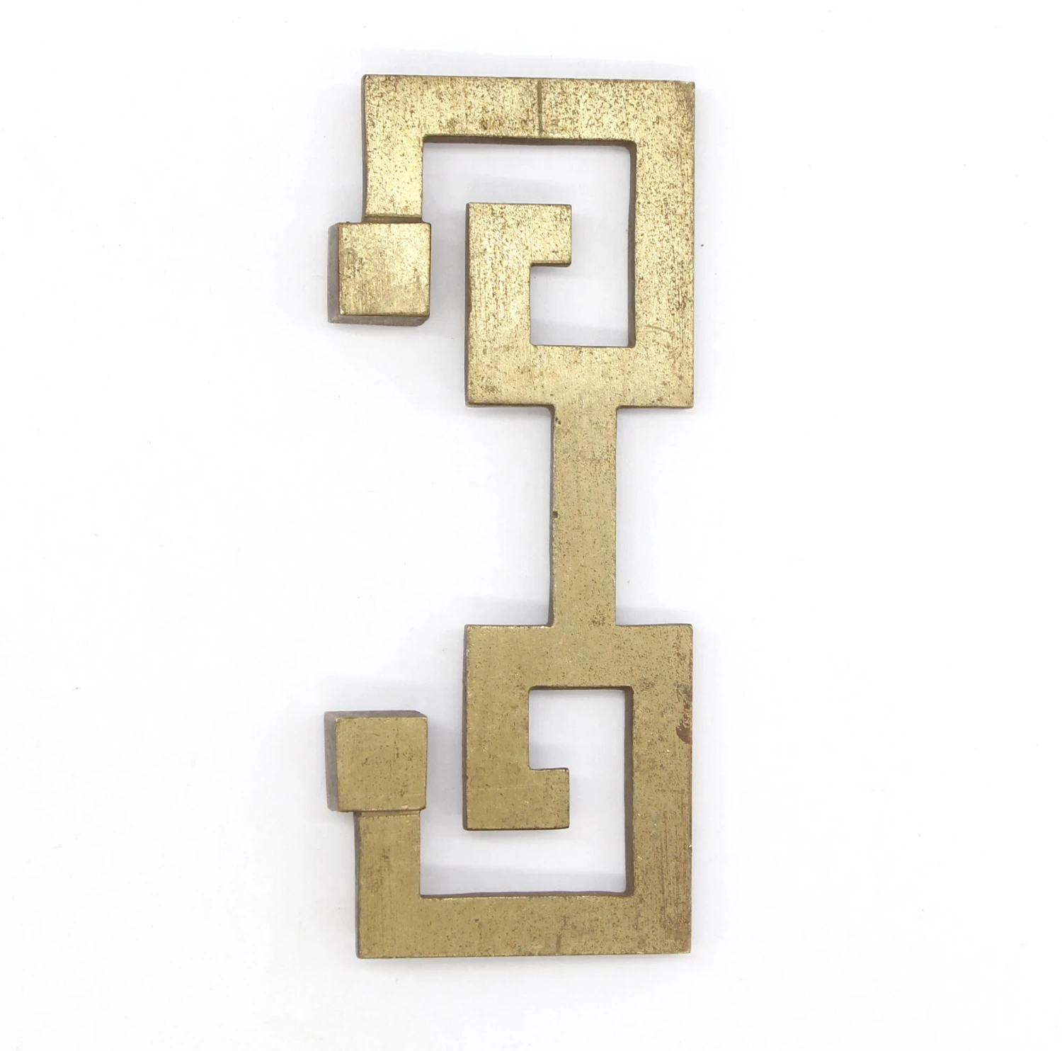 Vintage One Sided Bronze Greek Key Applique 4 Vintage One Sided Bronze Greek Key Applique - Image 2