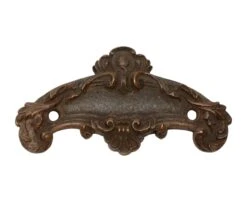 The Plaza Hotel Ornate Bronze Door Emblem Plate