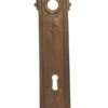 11.5 In. Bronze French Door Back Plate