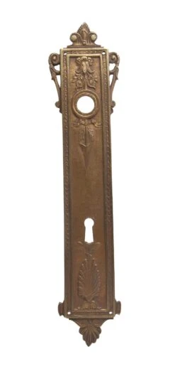 11.5 In. Bronze French Door Back Plate