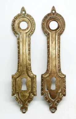 Antique Bronze French 8.375 In. Back Plate With Keyhole -OGT Sale Store back plates 16bel7002