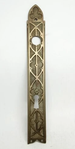 Antique Gothic 10.625 In. Door Plate Set -OGT Sale Store back plates 16bel7404
