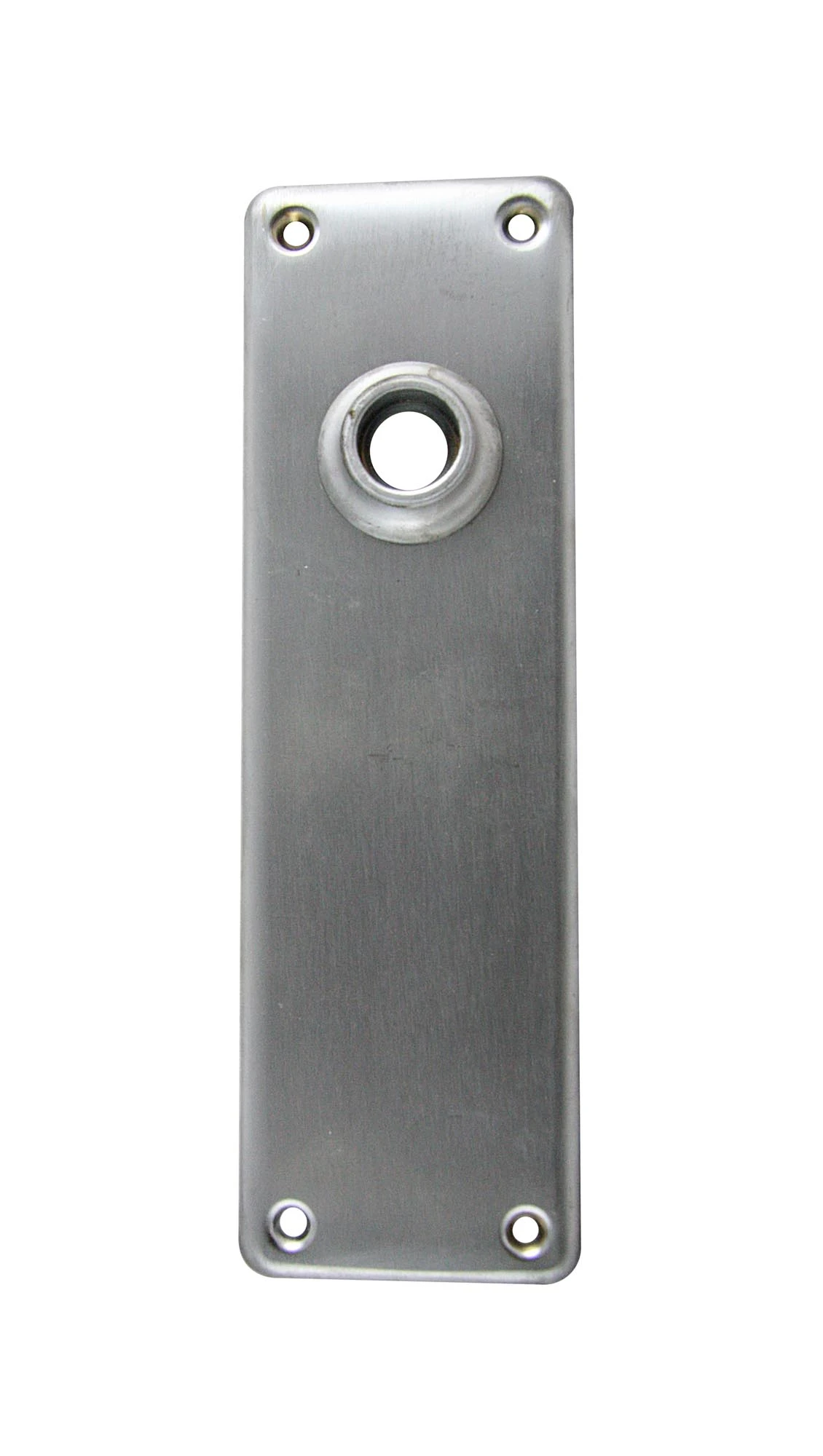 7.5 In. Pressed Brushed Aluminum Passage Door Back Plate 3 7.5 In. Pressed Brushed Aluminum Passage Door Back Plate