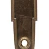 8.625 In. Art Deco Brass Door Back Plate