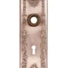 Antique 7.25 In. Corbin Vittoria Brass Door Back Plate -OGT Sale Store back plates antique 725 in corbin vittoria brass door back plate q287928