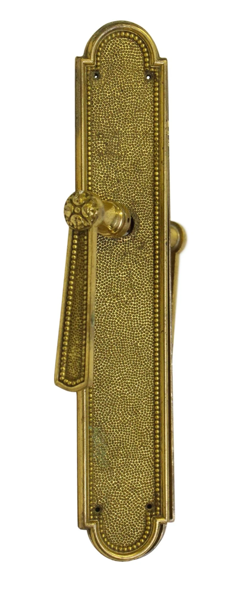 Antique Bronze Tall French Door Back Plates 3 Antique Bronze Tall French Door Back Plates