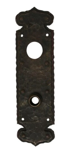 Arts & Crafts Hammered 10.25 In. Door Back Plate