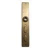 Brass 11.25 In. Back Plate With Double Keyholes -OGT Sale Store back plates brass 1125 in back plate with double keyholes n243550