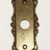 Brass Door 4.375 In. Back Plate With Ornate Edges -OGT Sale Store back plates brass door 4375 in back plate with ornate edges n252287