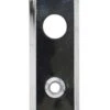 Chrome Over Brass Door 9 In. Back Plate