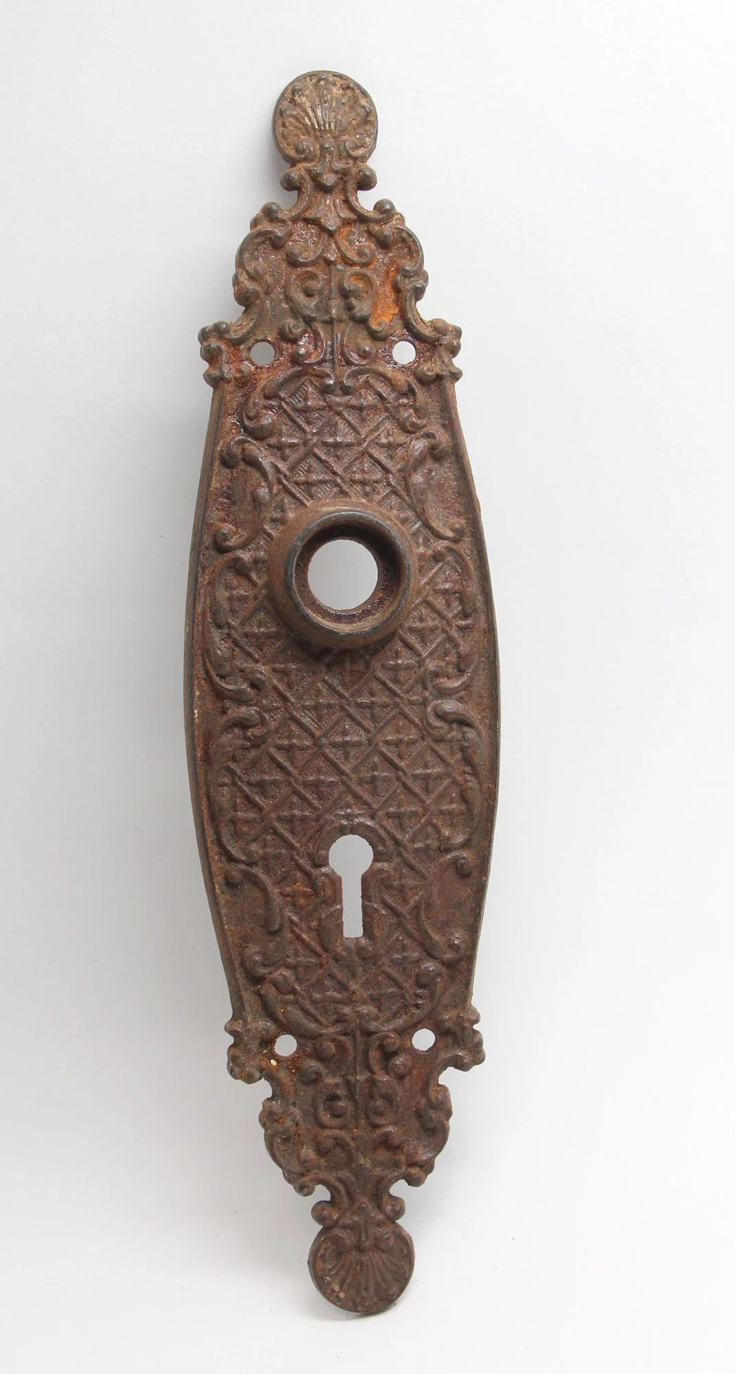 Antique 9 In. Sargent Cast Iron Door Back Plates 5 Antique 9 In. Sargent Cast Iron Door Back Plates - Image 3