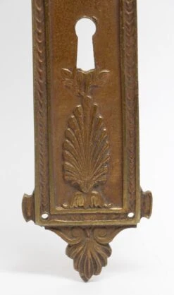 11.5 In. Bronze French Door Back Plate -OGT Sale Store back plates for sale k193203