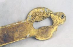 7.375 In. Brass French Door Back Plate With Keyhole -OGT Sale Store back plates for sale k195480