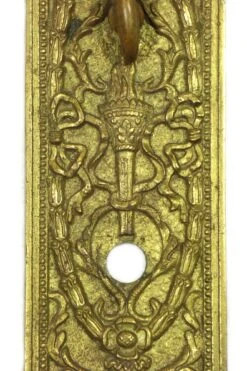 Highly Ornate Brass 10.25 In. Entry Door Back Plate -OGT Sale Store back plates for sale m218443