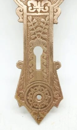 Bronze Ornate 7.125 In. Back Plate With Keyhole -OGT Sale Store back plates for sale n239255