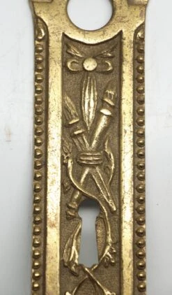 Single Decorative French Brass 12 In. Back Plate -OGT Sale Store back plates for sale n243528