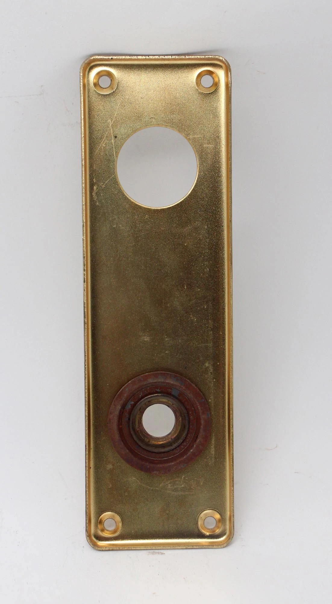 7.5 In. Polished Brass Vintage Classic Door Back Plate 5 7.5 In. Polished Brass Vintage Classic Door Back Plate - Image 3