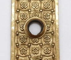 Antique 7.875 In. Polished Bronze Entry Door Back Plate -OGT Sale Store back plates for sale q278447