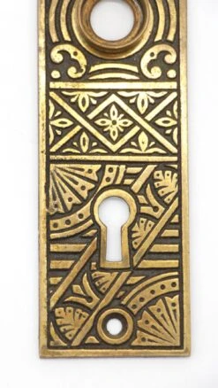Solid Bronze 5.25 In. Aesthetic Keyhole Door Back Plate -OGT Sale Store back plates for sale q278533