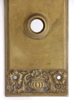 Victorian 9.75 In. Brass Privacy Door Back Plate With Thumb Turn 10 Victorian 9.75 In. Brass Privacy Door Back Plate With Thumb Turn -OGT Sale Store back plates for sale q286361