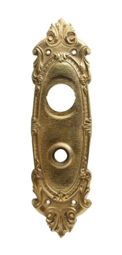 Gilded French Door 9.625 In. Back Plate