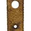 Gilded Hammered Arts & Crafts 10.25 In. Door Back Plate 2 Gilded Hammered Arts & Crafts 10.25 In. Door Back Plate -OGT Sale Store back plates gilded hammered arts crafts 1025 in door back plate n258502