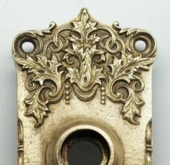 Pair Of Bronze 7.125 In. Door Plates 7 Pair Of Bronze 7.125 In. Door Plates -OGT Sale Store back plates n246339