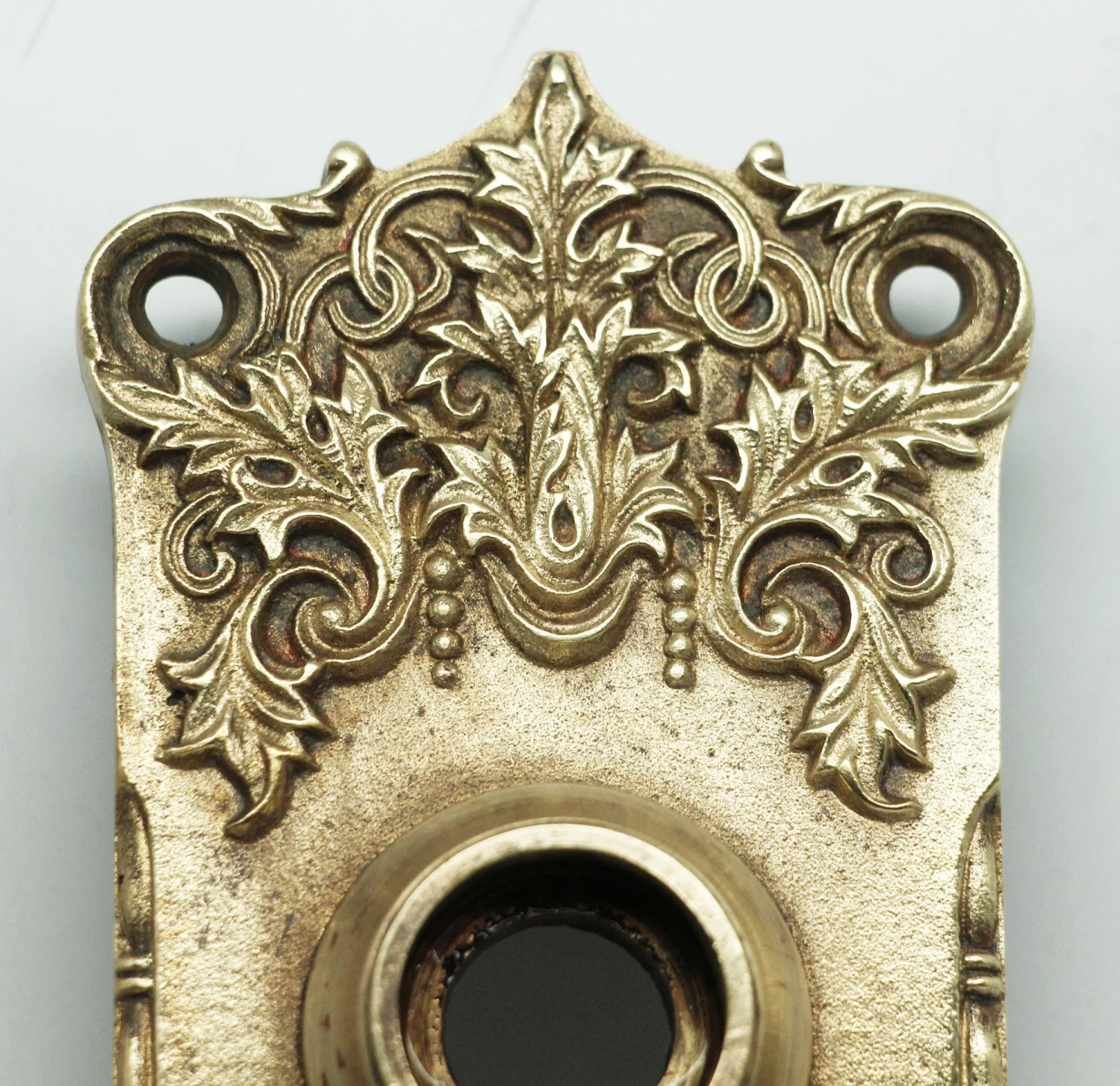 Pair Of Bronze 7.125 In. Door Plates 4 Pair Of Bronze 7.125 In. Door Plates - Image 2