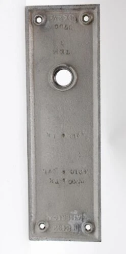 Vintage Chrome Simple Door 8 In. Back Plate -OGT Sale Store back plates n255753