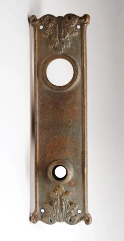 Antique Reading Hardware Company Bronze Mantua 9.5 In. Back Plate -OGT Sale Store back plates n256226