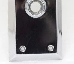 Chrome Over Brass Door 9 In. Back Plate -OGT Sale Store back plates p250527