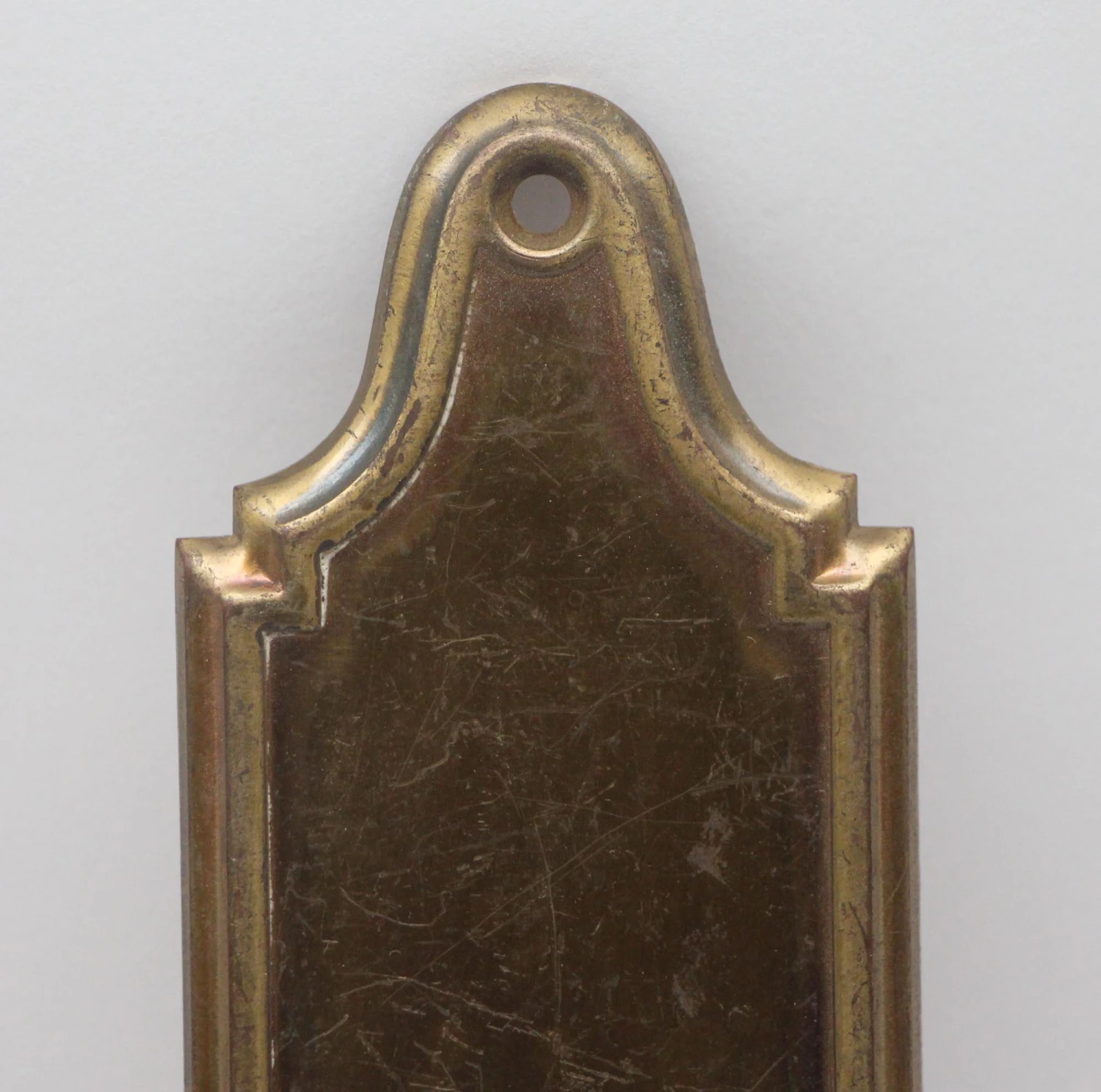 8.625 In. Art Deco Brass Door Back Plate 4 8.625 In. Art Deco Brass Door Back Plate - Image 2