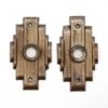 Pair Of 3.625 In. Refinished Art Deco Pressed Brass Door Back Plates 1 Pair Of 3.625 In. Refinished Art Deco Pressed Brass Door Back Plates -OGT Sale Store back plates pair of 3625 in refinished art deco pressed brass door back plates q282415