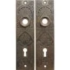 Pair Of Aesthetic 5.625 In. Antique Bronze Door Back Plates 1 Pair Of Aesthetic 5.625 In. Antique Bronze Door Back Plates -OGT Sale Store back plates pair of aesthetic 5625 in antique bronze door back plates p260739