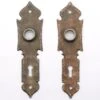 Pair Of Arts & Crafts 6.5 In. Brass Door Back Plates 2 Pair Of Arts & Crafts 6.5 In. Brass Door Back Plates -OGT Sale Store back plates pair of arts crafts 65 in brass door back plates q278676