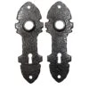 Pair Of Arts & Crafts Cast Iron 6 In. Door Back Plates -OGT Sale Store back plates pair of arts crafts cast iron 6 in door back plates p259777