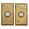 Pair Of Vintage Brass Russwin Lenox 4 In. Door Plates -OGT Sale Store back plates pair of vintage brass russwin lenox 4 in door plates q287896