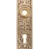 Polished Bronze Antique Aesthetic Keyhole 5.375 In. Door Back Plate -OGT Sale Store back plates polished bronze antique aesthetic keyhole 5375 in door back plate q276738