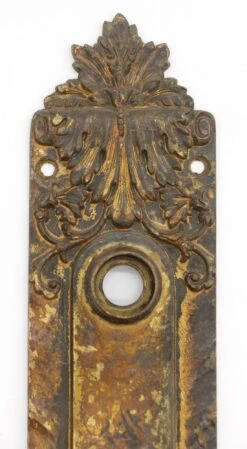 Antique Russell & Erwin Bronze Passage 9.375 In. Door Back Plate 8 Antique Russell & Erwin Bronze Passage 9.375 In. Door Back Plate -OGT Sale Store back plates q277087