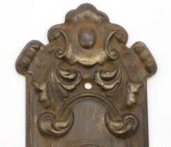 Antique 8.75 In. Pressed Steel Victorian Door Back Plate 7 Antique 8.75 In. Pressed Steel Victorian Door Back Plate -OGT Sale Store back plates q279211