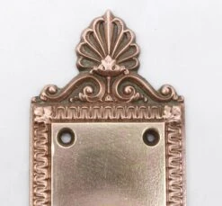 Antique 9 In. Brass Russell & Erwin Empire Passage Door Back Plate 9 Antique 9 In. Brass Russell & Erwin Empire Passage Door Back Plate -OGT Sale Store back plates q287969