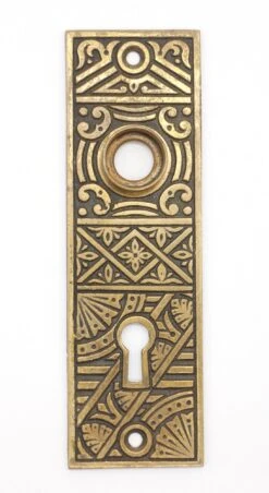 Solid Bronze 5.25 In. Aesthetic Keyhole Door Back Plate