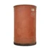 European Orange Brown French Yarn Factory Bin Suroy Laundry Basket 2 European Orange Brown French Yarn Factory Bin Suroy Laundry Basket -OGT Sale Store baskets bins tubs european orange brown french yarn factory bin suroy laundry basket 23bel110938