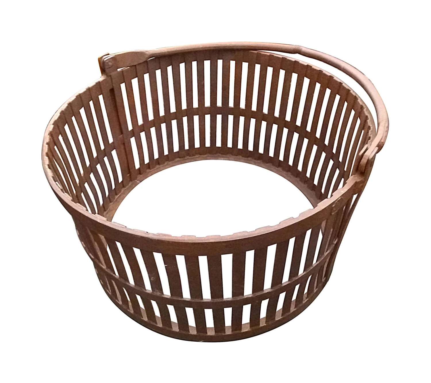 Large Forged 36 In. Iron Basket 3 Large Forged 36 In. Iron Basket