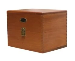 Mahogany Box With Dovetail Seams & Brass Hardware 9 Mahogany Box With Dovetail Seams & Brass Hardware -OGT Sale Store baskets bins tubs p268145