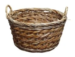 Straw Garden Fruit Basket