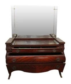 Maple Vanity With Mirror 17 Maple Vanity With Mirror -OGT Sale Store bedroom for sale m222530