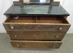 Vintage Metal Dresser With Mirror -OGT Sale Store bedroom for sale m229157