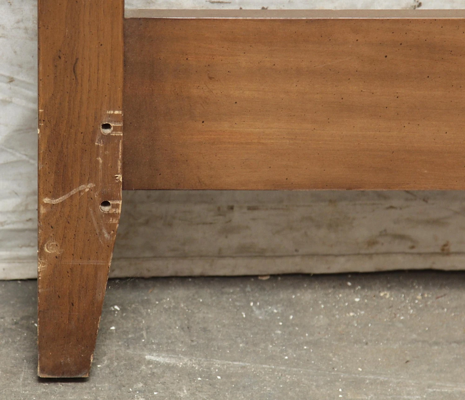 Twin Wood Mid Century Headboard 5 Twin Wood Mid Century Headboard - Image 3